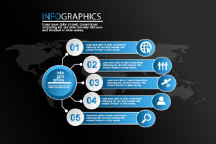 Blue Infographic Design Template: A Flexible Tool for Visual Communication