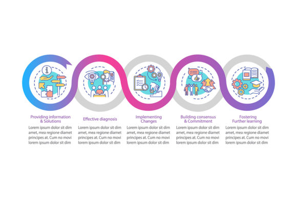 Business Advisory Vector Infographic: Clarity in Complex Presentations
