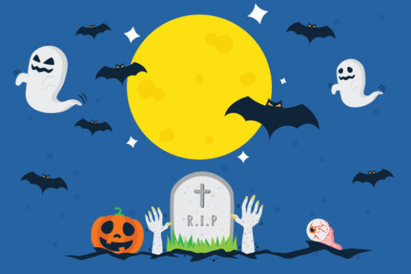 Creepy and Scary Halloween Theme Vector for Dynamic Design Projects