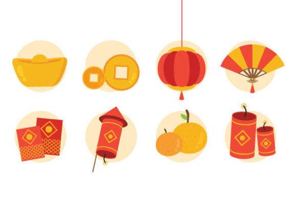 Exploring the Versatility of the Set of Chinese New Year Elements Vector