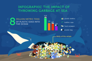 Infographic Ocean Pollution: A Visual Tool for Raising Awareness and Driving Action