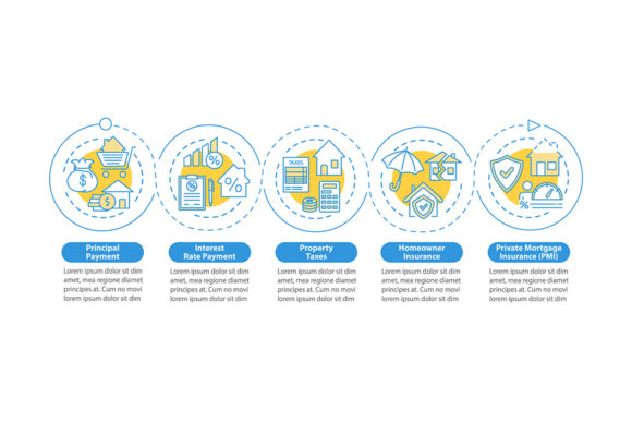 Loan Payment Units Vector Infographic: Visualize Financial Data Clearly
