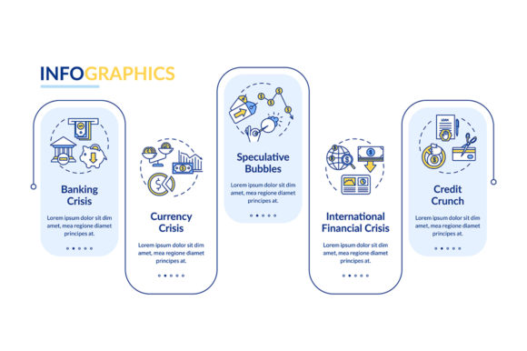 Understanding the Financial Crisis Vector Infographic: A Visual Tool for Economic Analysis