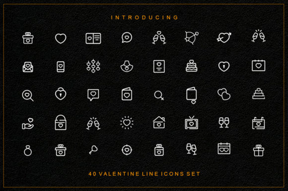 Valentine Icons: Enhancing Creative Projects with Versatile Visual Assets